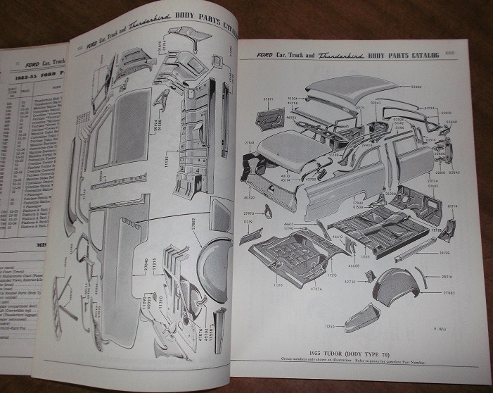 Www.hortlund.se - 1953 - 1955 Ford Car & Truck Body Parts Catalog