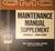 1964 GMC Models 1000 - 5000 Maintenance Manual Supplement