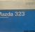 1990 Mazda 323 Instruktionsbok