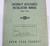 1953 Chevrolet Accessories Installation Manual
