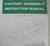 1957 Chevrolet Passanger Factory Assembly Instruction Manual