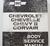 1965 Chevrolet Body Service Manual