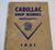 1951 Cadillac Shop manual supplement