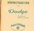 1950-1951 Dodge Instruktionsbok svensk
