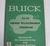 1965 Buick Owner Maintenance Program alla modeller