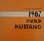 1967 Ford Mustang Instruktionsbok svensk