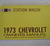 1973 Chevrolet Station Wagon Owners Manual