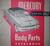 1952 Mercury Body Parts Catalog